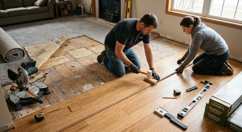 Bamboo Flooring Installation in South Houston, TX