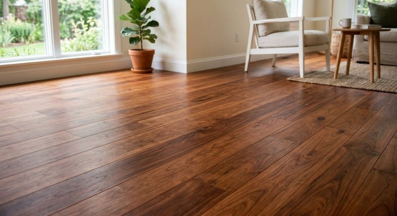Cherry Floor Installation in Brazoria County, TX