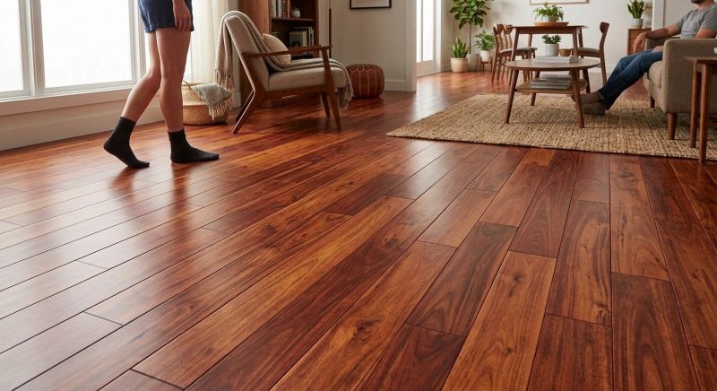 Cherry Floor Installation in Kemah, TX