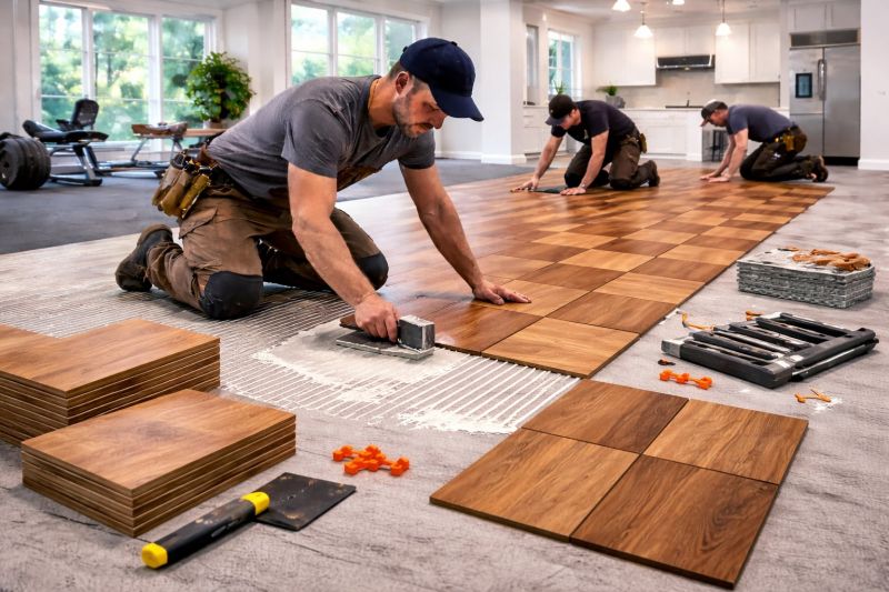 Hardwood Floor Installation in Brazoria County, TX