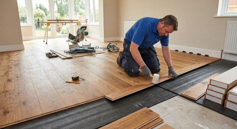 Hardwood Floor Installation in Highlands, TX