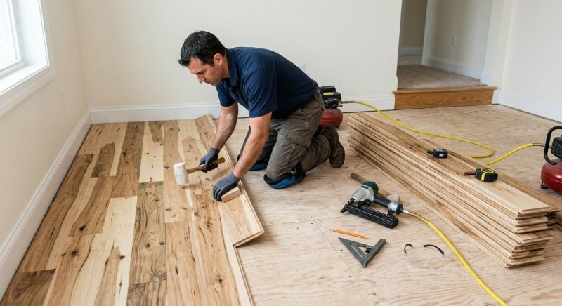 Hickory Floor Installation in South Houston, TX