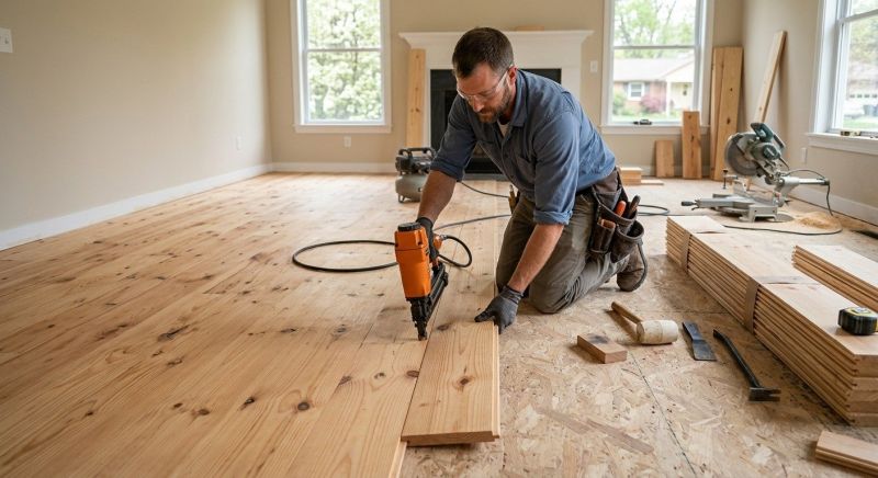 Maple Flooring Installation in Dickinson, TX
