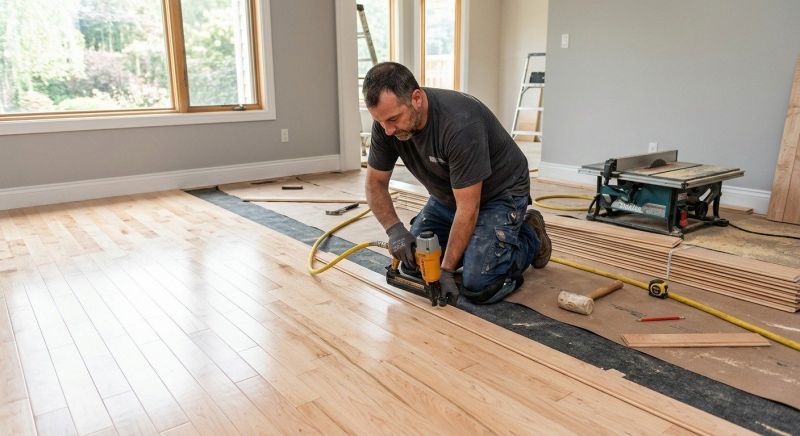 Maple Flooring Installation in La Porte, TX