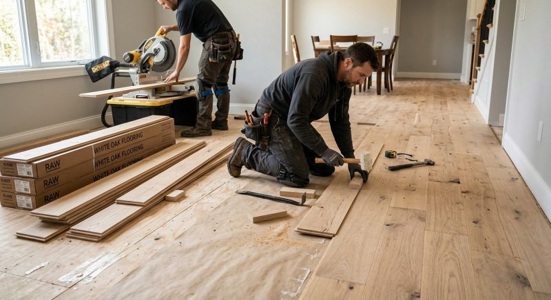 Oak Floor Installation in La Porte, TX