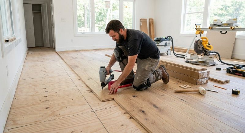 Oak Floor Installation in South Houston, TX