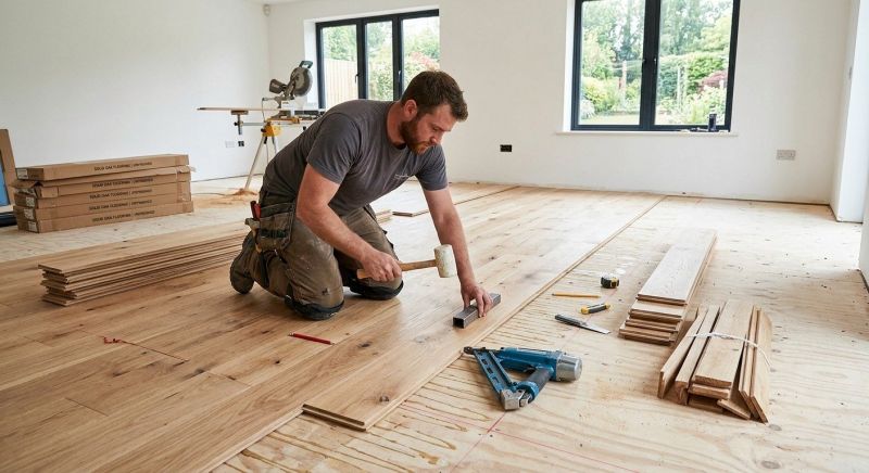 Oak Floor Installation in Seabrook, TX