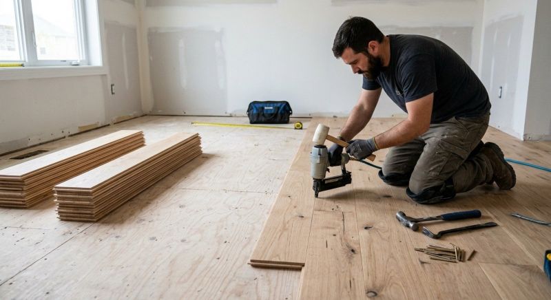 Oak Floor Installation in Seabrook, TX