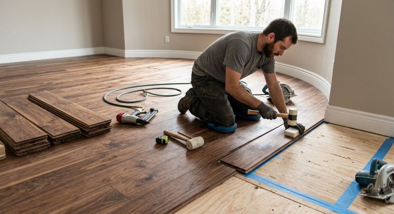 Walnut Flooring Installation in South Houston, TX