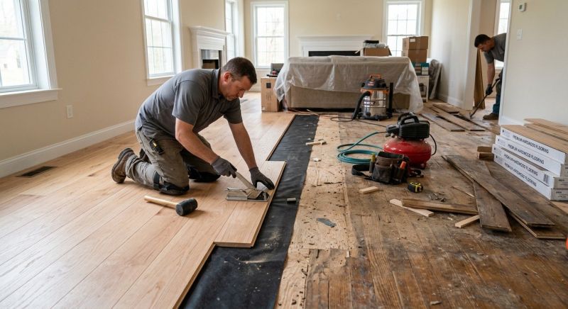 Wood Floor Replacement in Manvel, TX